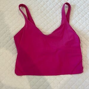 Sonic Pink Lululemon Align Tank Size 8